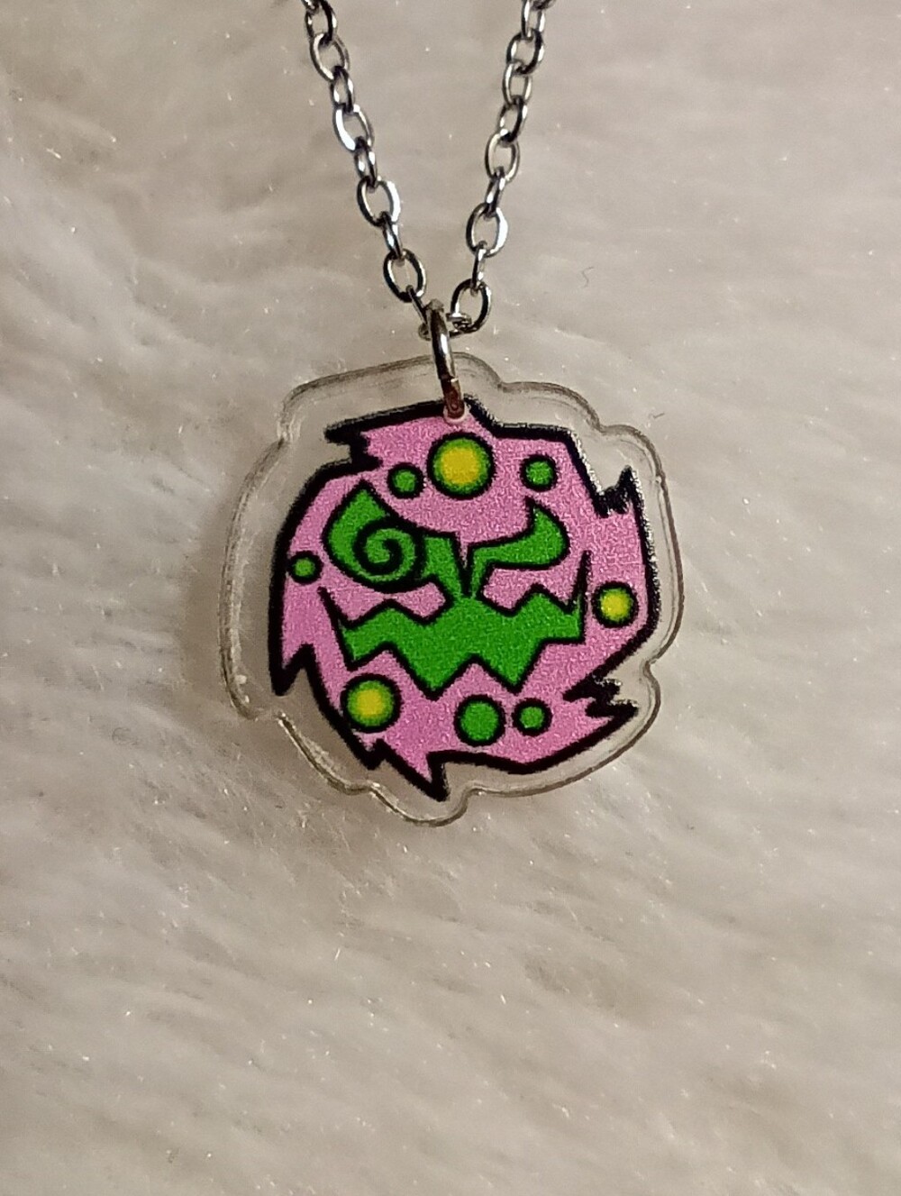 Pokemon Spiritomb Stainless Steel Unisex Handmade Necklace